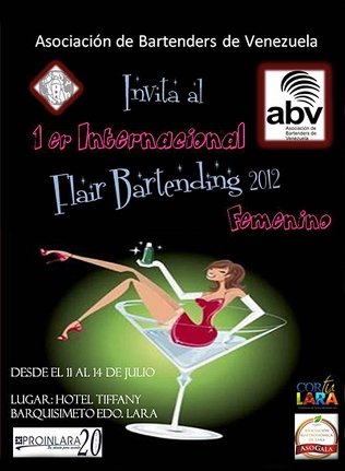 1º Internacional Flair bartending 2012 Femenino